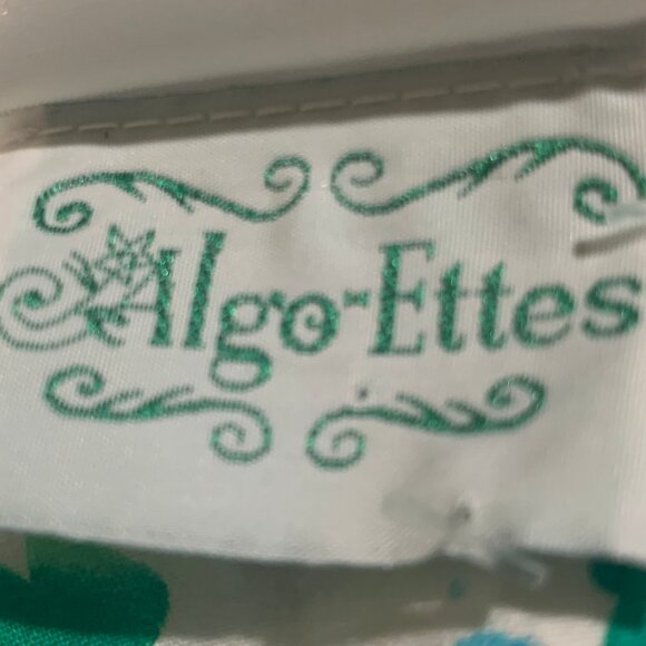 VINTAGE ALGO-ETTES MIDI FLORAL PRINT BELTED DRESSES SIZE 11/12 - Picture 10 of 10